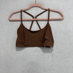 Abercrombie & Fitch comfort bra Top Womens Medium Brown Bralette Adjustable